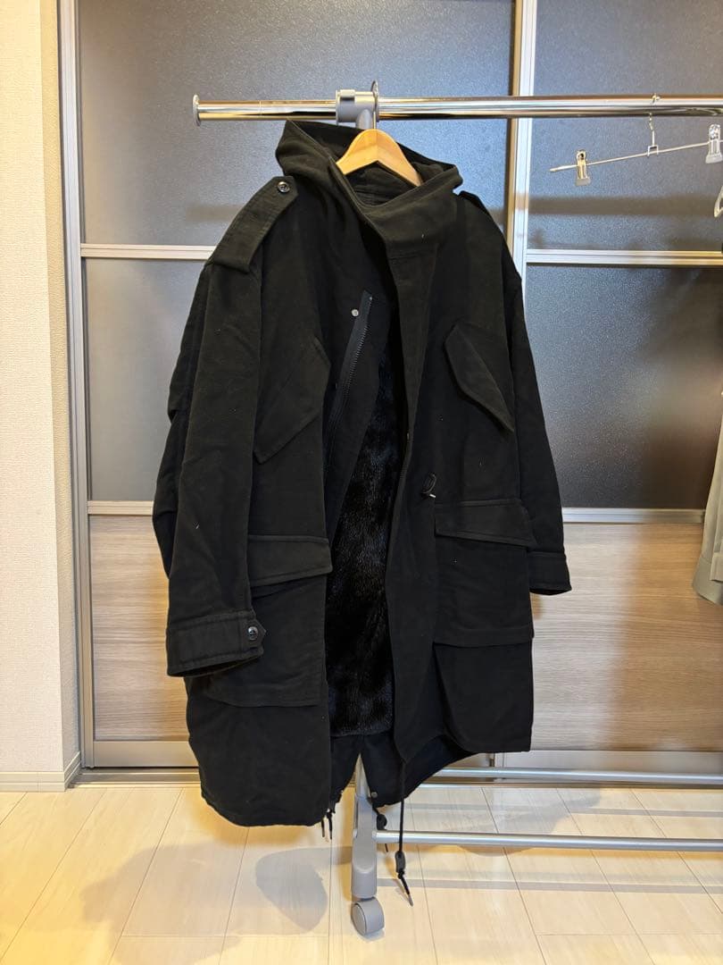 JOHN LAWRENCE SULLIVAN モッズコート　黒