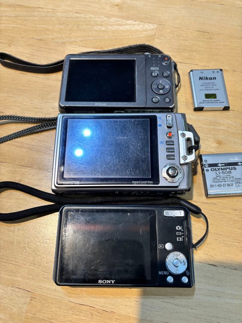 【ジャンク】デジカメまとめ売り4台