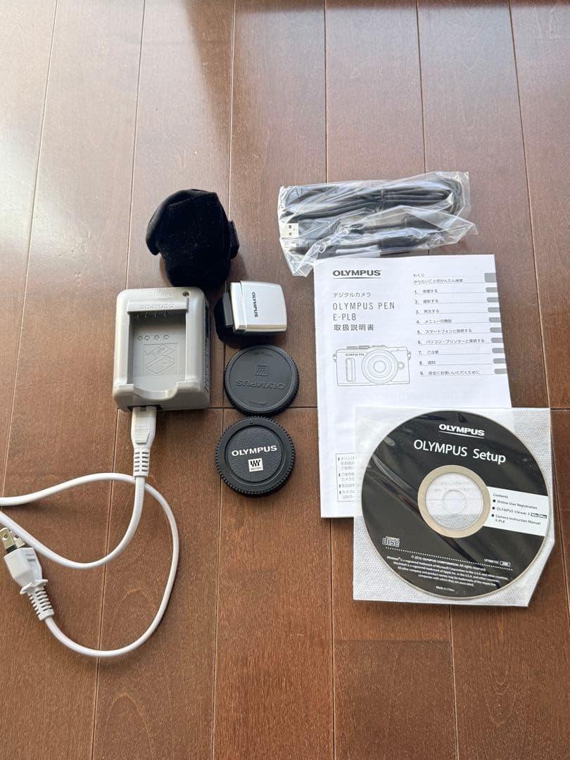 OLYMPUS PEN E-PL8 レンズセット フラッシュ付 動作確認済