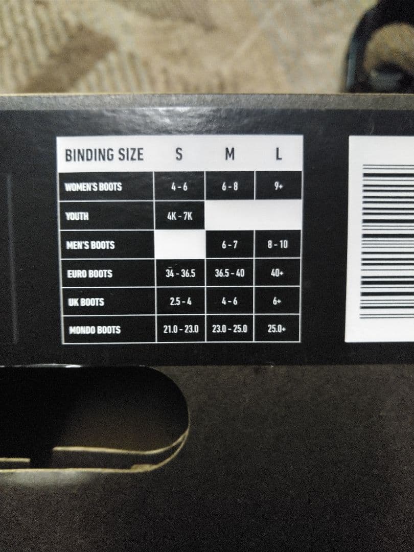 Burton Lexa WMS Sサイズ ビンディング