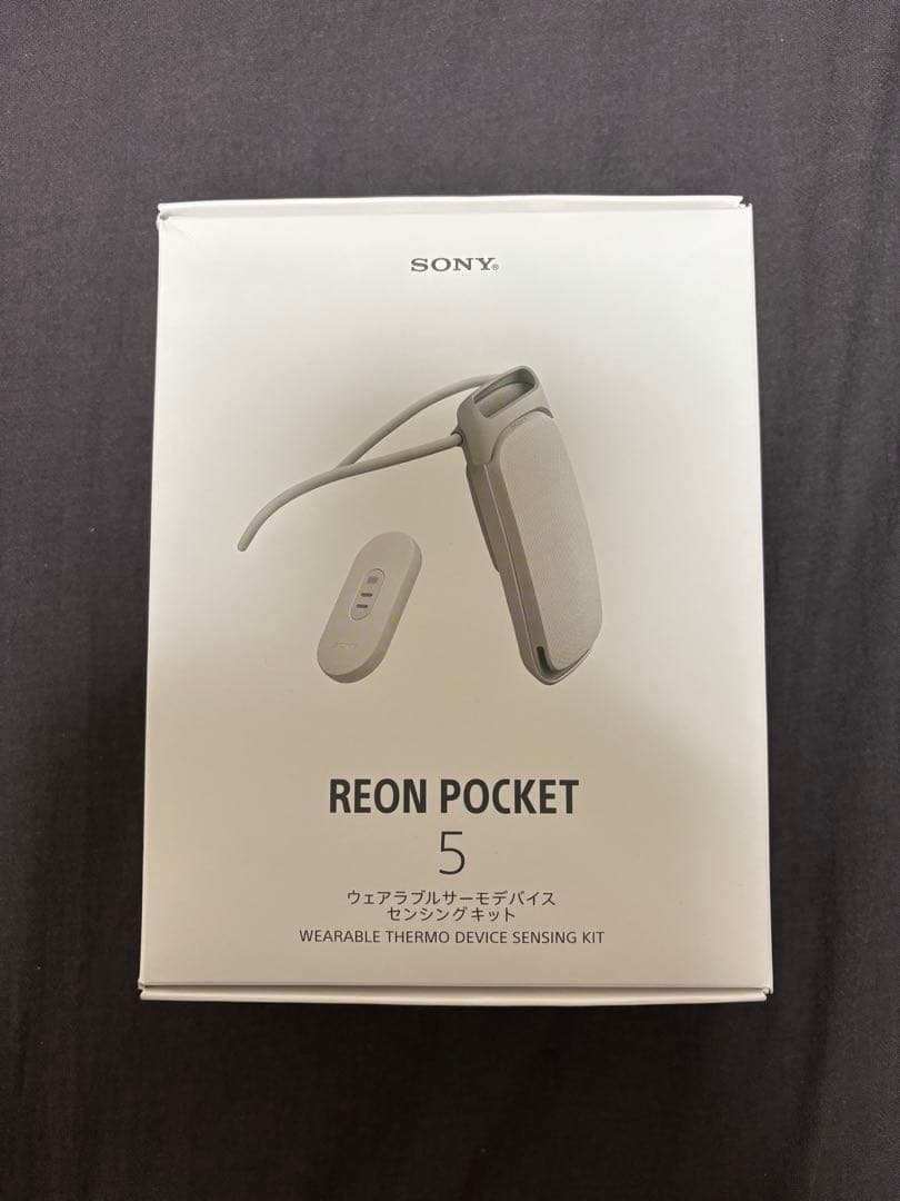 SONY REON POCKET 5 ウェアラブルサーモデバイス　試着のみ