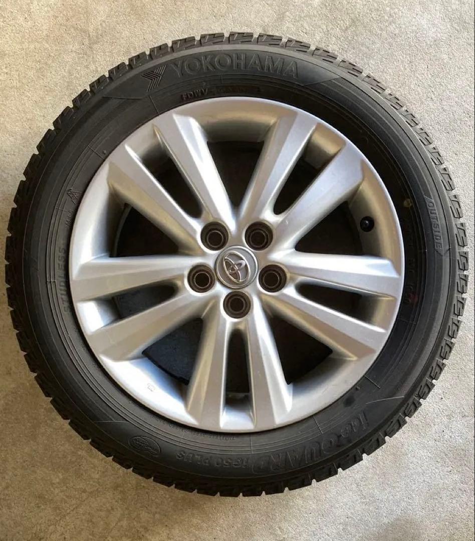 トヨタウィッシュ純正ホイール　ヨコハマスタッドレスタイヤ ４本セット