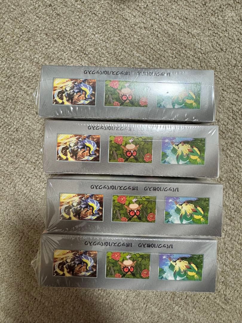 -シュリンク付きポケモンカードテラスタルフェスex 4box