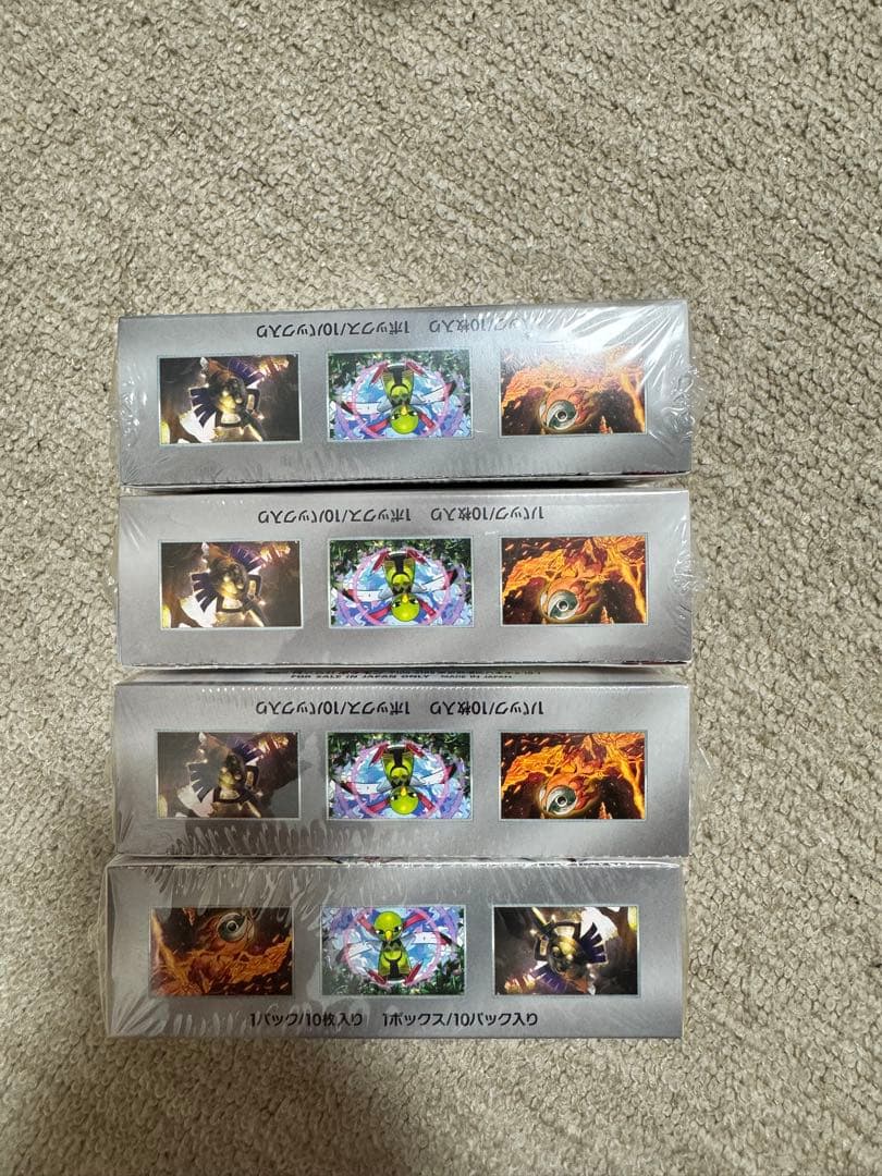 -シュリンク付きポケモンカードテラスタルフェスex 4box