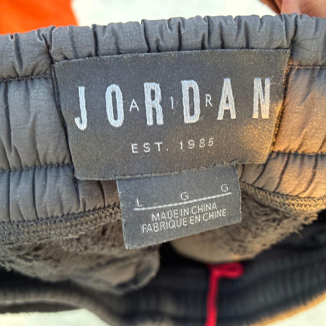 JORDAN ブラックパーカーとパンツセット L