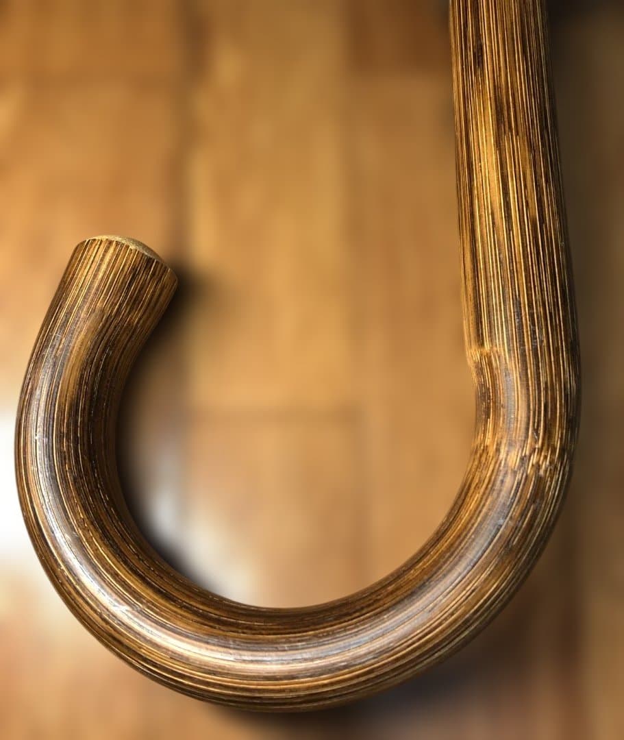 未使用　前原光榮商店 紳士用 雨傘 16本カーボン骨