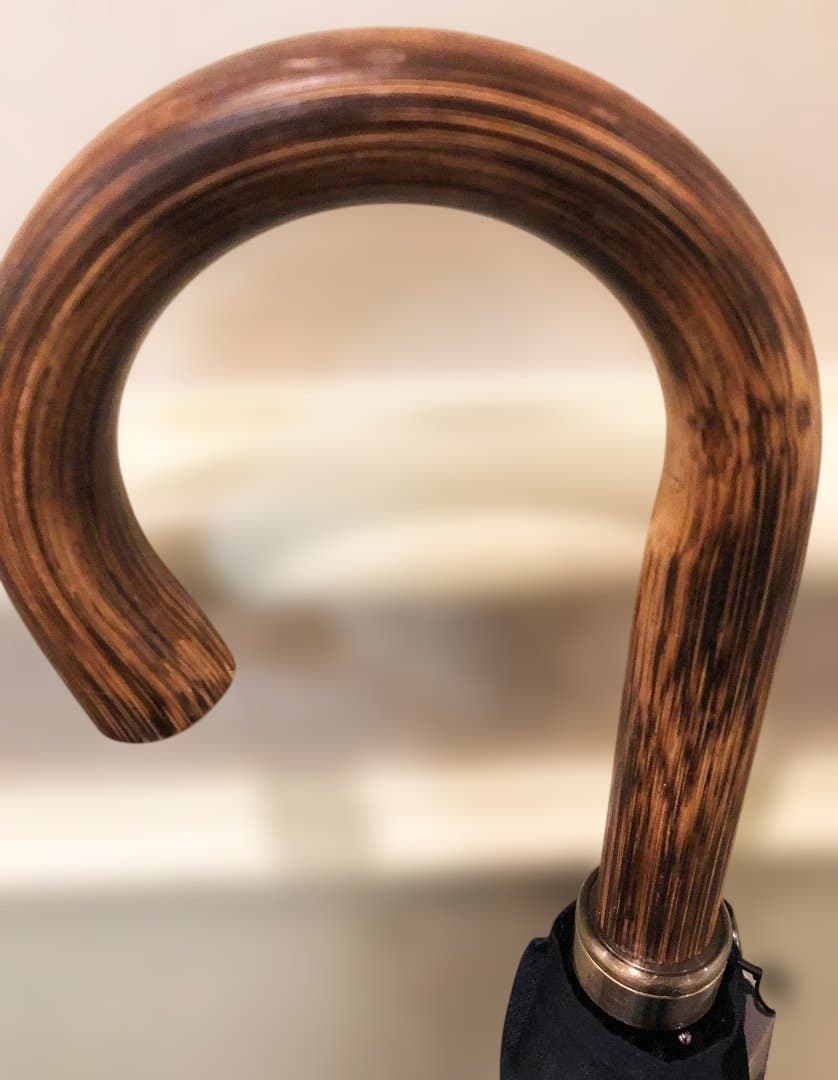 未使用　前原光榮商店 紳士用 雨傘 16本カーボン骨