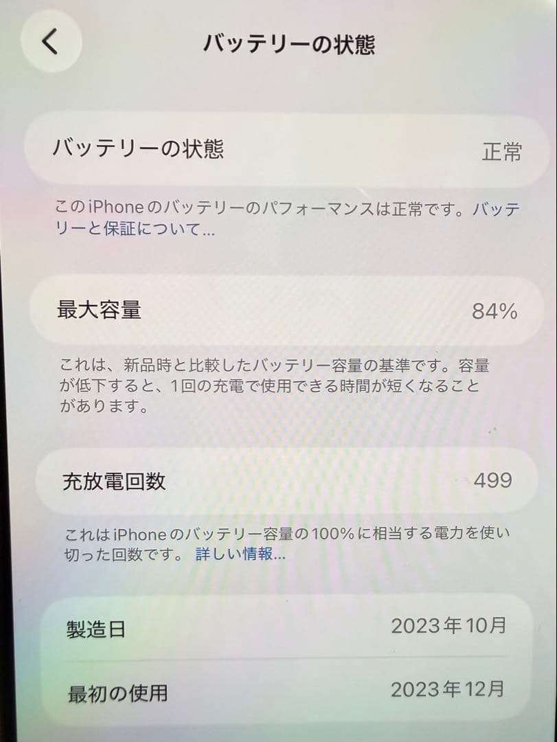 Apple iPhone 15Pro Maxホワイト　256GB本体