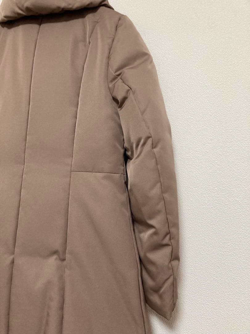 美品★ ダウンコート ロング モカ ブラウン M-PREMIER エムプルミエ