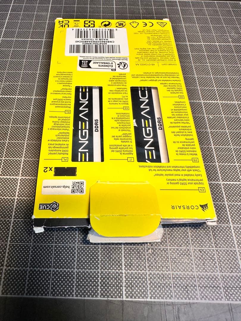 コルセア Vengeance SODIMM DDR5 64GB 4800MHz