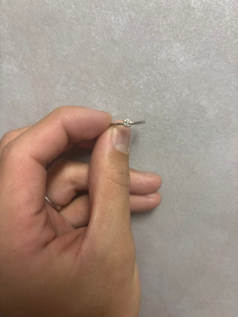 Pt900 一粒ダイヤモンドリング 11号｜婚約指輪 シンプルリング プラチナ