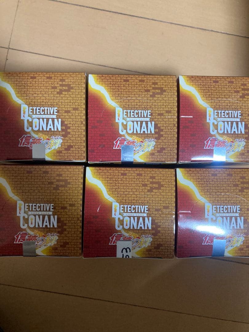 名探偵コナンカードゲーム 信義の絆　未開封　テープ付き　6箱