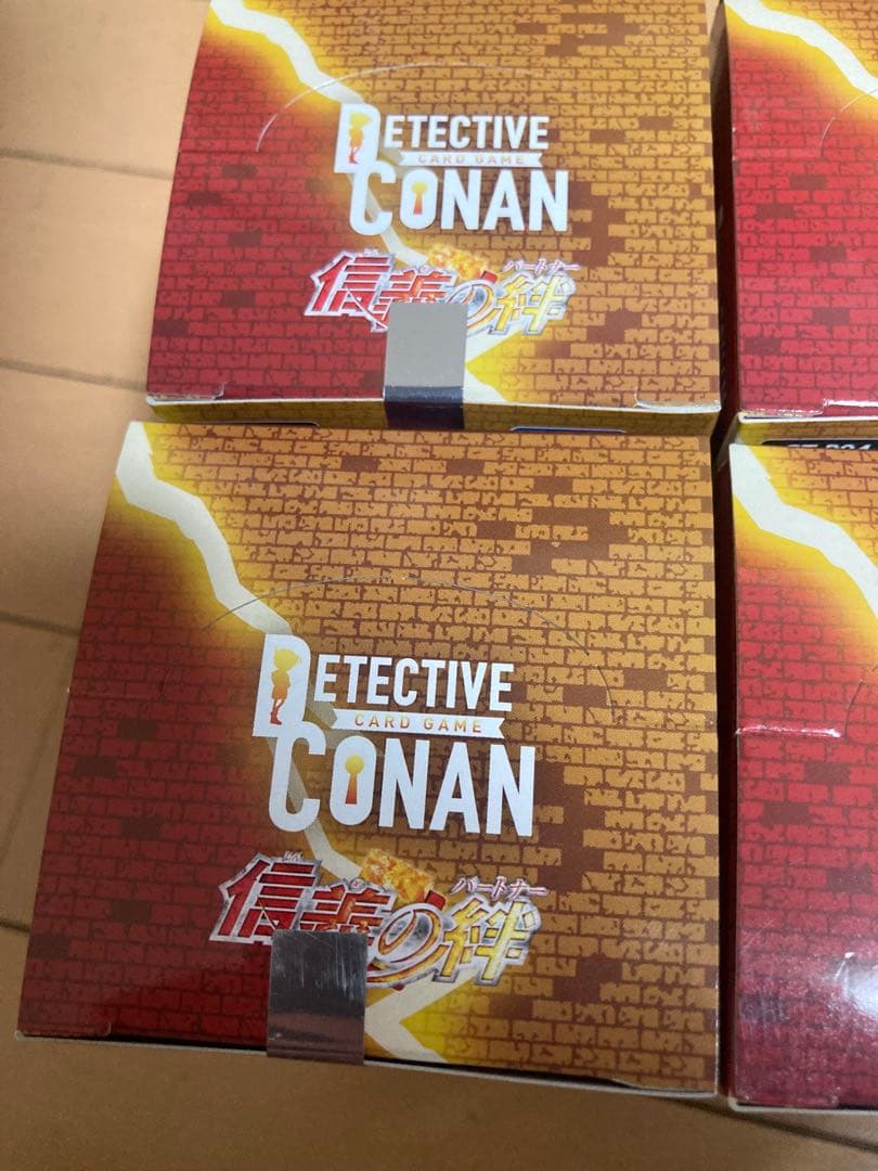 名探偵コナンカードゲーム 信義の絆　未開封　テープ付き　6箱