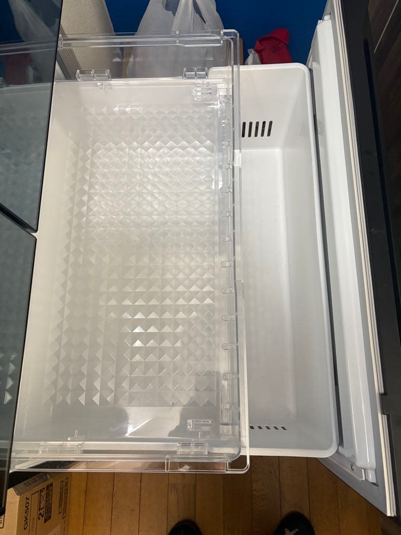 冷蔵庫HITACHI R-KX57N(X)型 保証書付き(567L/6ドア)