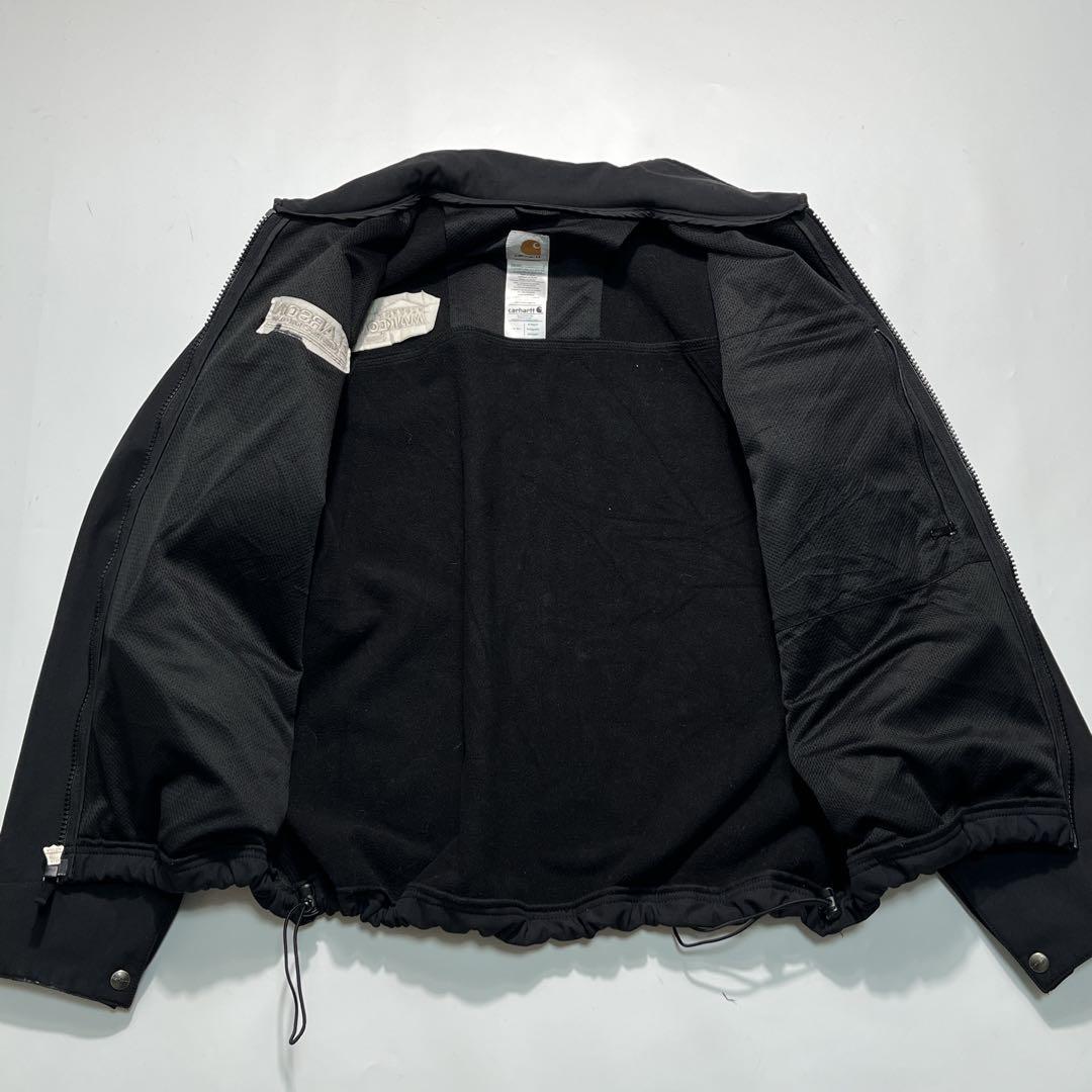 カーハート デトロイト型 ソフトシェルジャケット XL 黒 ドローコード7663