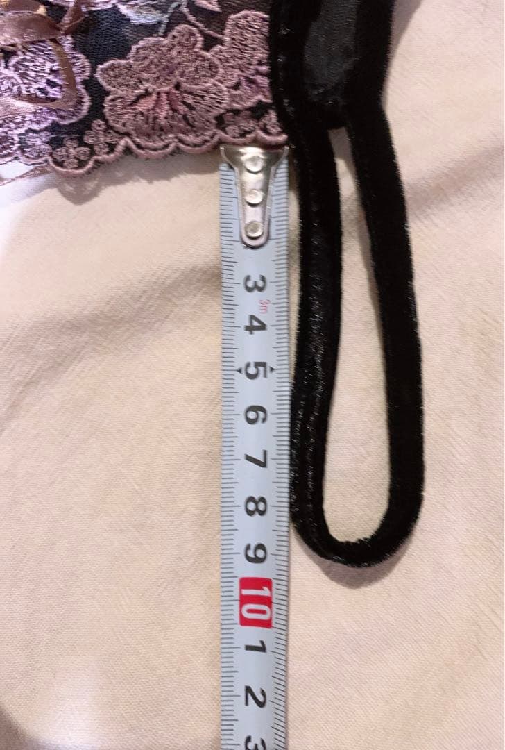 フェアリーグランジ レース リボン フリル ローズ ベロアキャミソールY2K古着