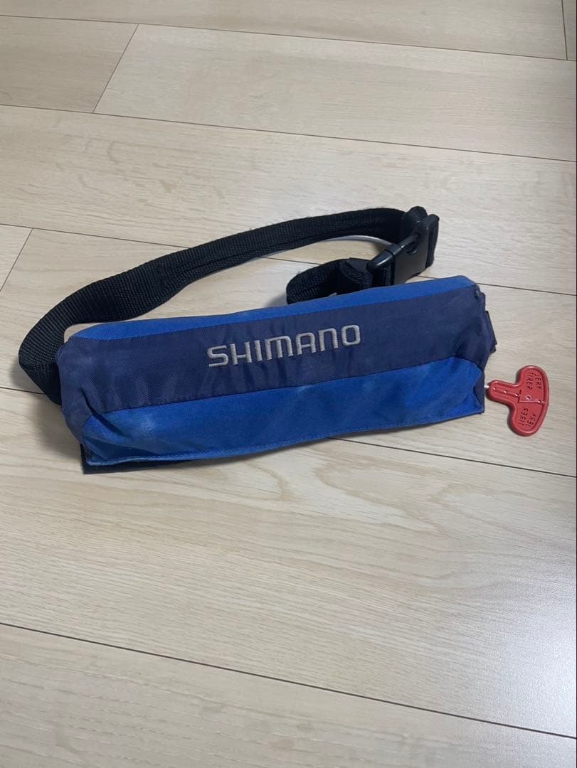 シマノ　ラフトエアジャケット　ＶＦ-０５３Ｕ　ブルー　桜マーク　ＳＨＩＭＡＮＯ