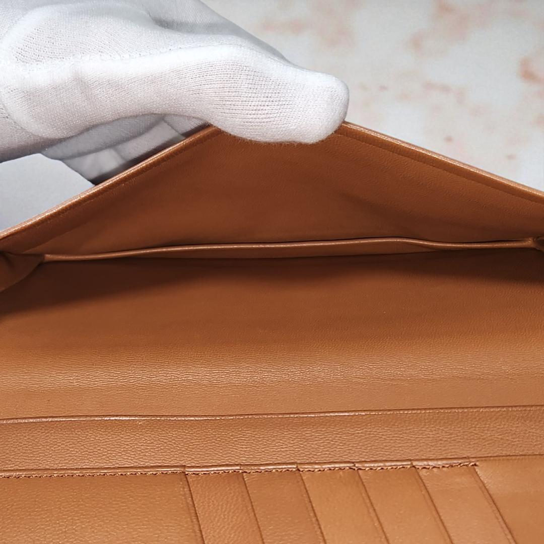 【レオじい】ロエベ 長財布 アナグラム ブラウン系 箱付 ユニセックス