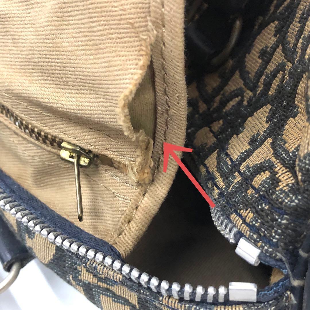 【訳あり品】Christian Diorクリスチャンディオールトロッターボストン