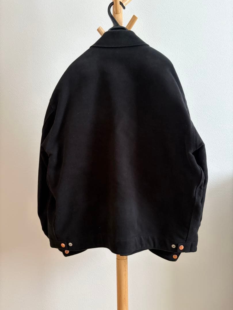 COMOLI モールスキンジップショートジャケット