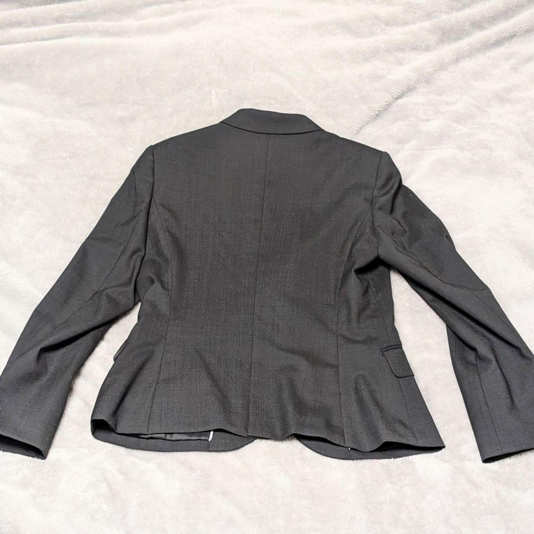 新品タグ付き AOKI パンツスーツ 5号 ウォッシャブル チャコールグレー