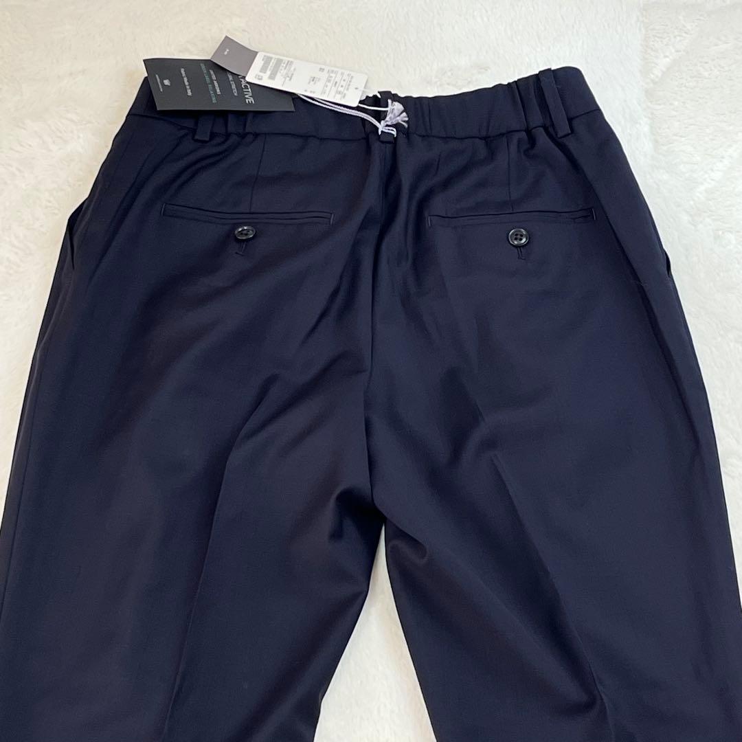 グリーンレーベルリラクシング　セットアップ　ノーカラー　パンツ　スーツ　タグ付き