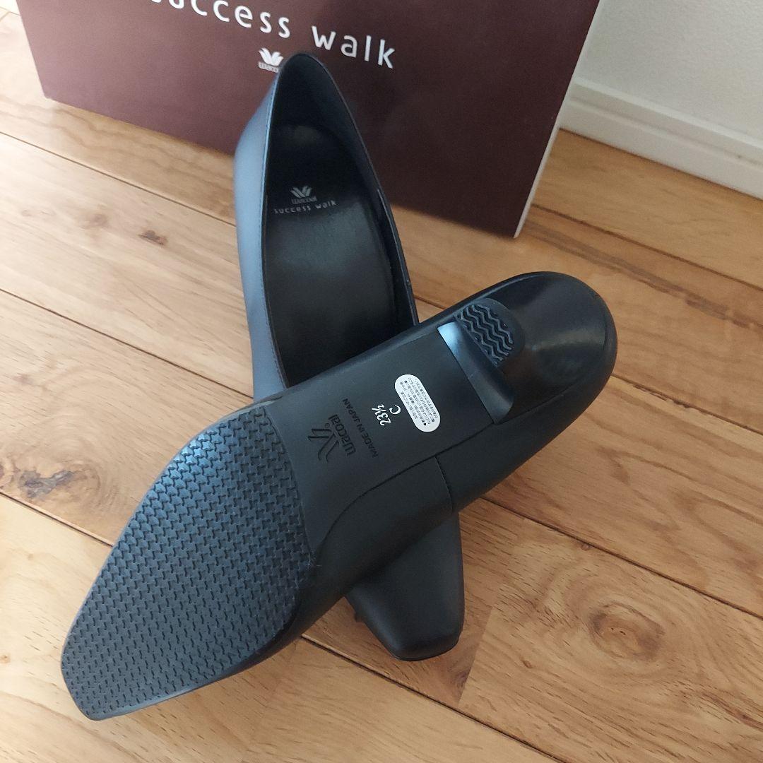 success walk 5cmヒール スクエアトゥパンプス