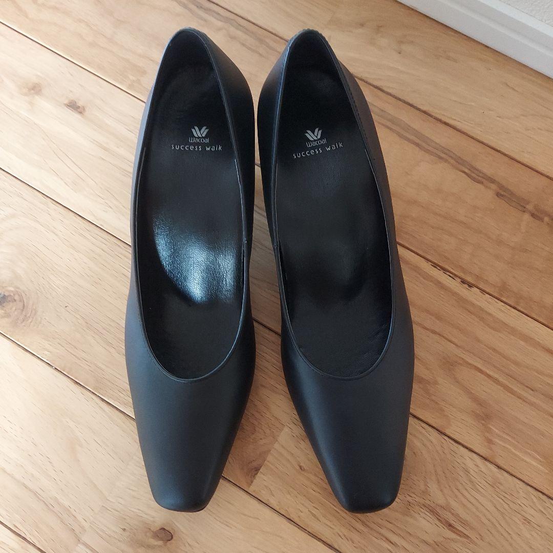 success walk 5cmヒール スクエアトゥパンプス