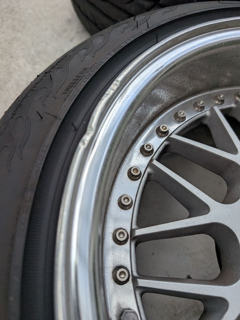 SUPERSTAR シェブロンレーシング 8.5j 15 +20 PCD 100