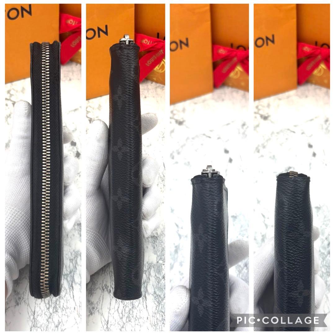 【新型モデル】 ルイヴィトン モノグラム エクリプス ヴェルティカル 長財布