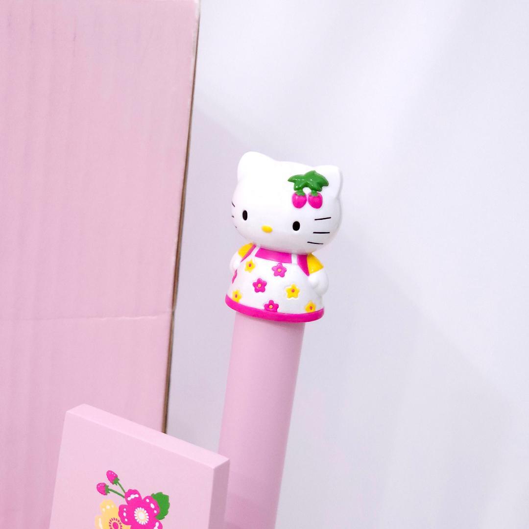 希少 新品 ハローキティ ペーパーホルダー サンリオ 2001野いちご 木製