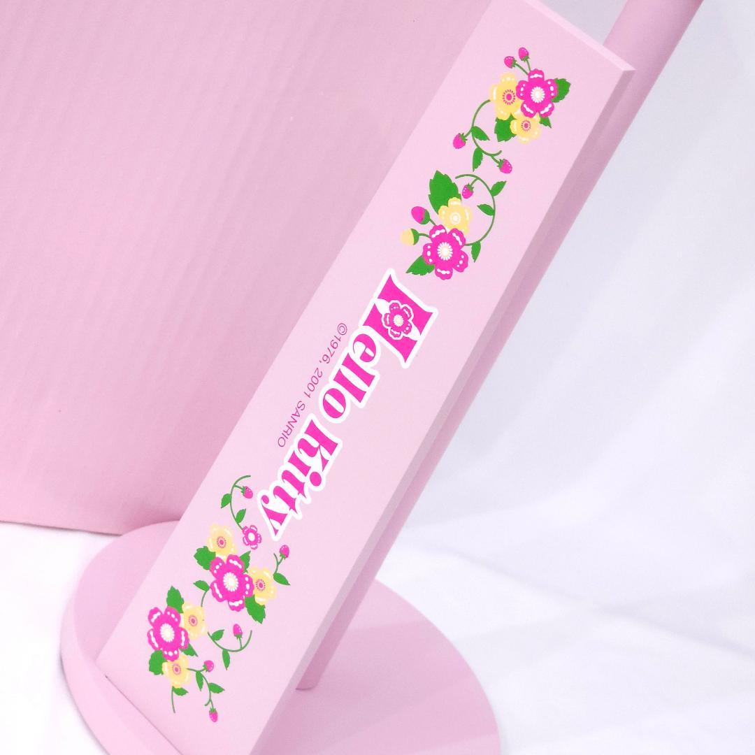 希少 新品 ハローキティ ペーパーホルダー サンリオ 2001野いちご 木製