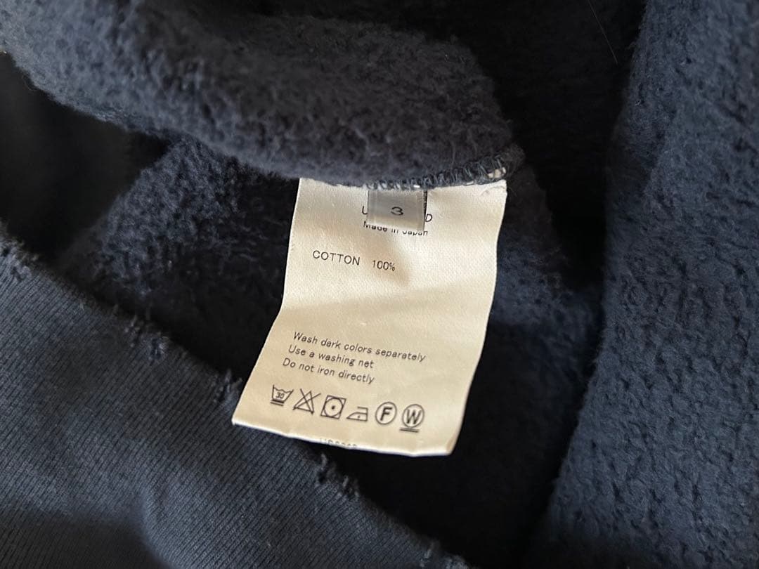 アンユーズドunusedダメージ加工スエットUS2268 サイズ3