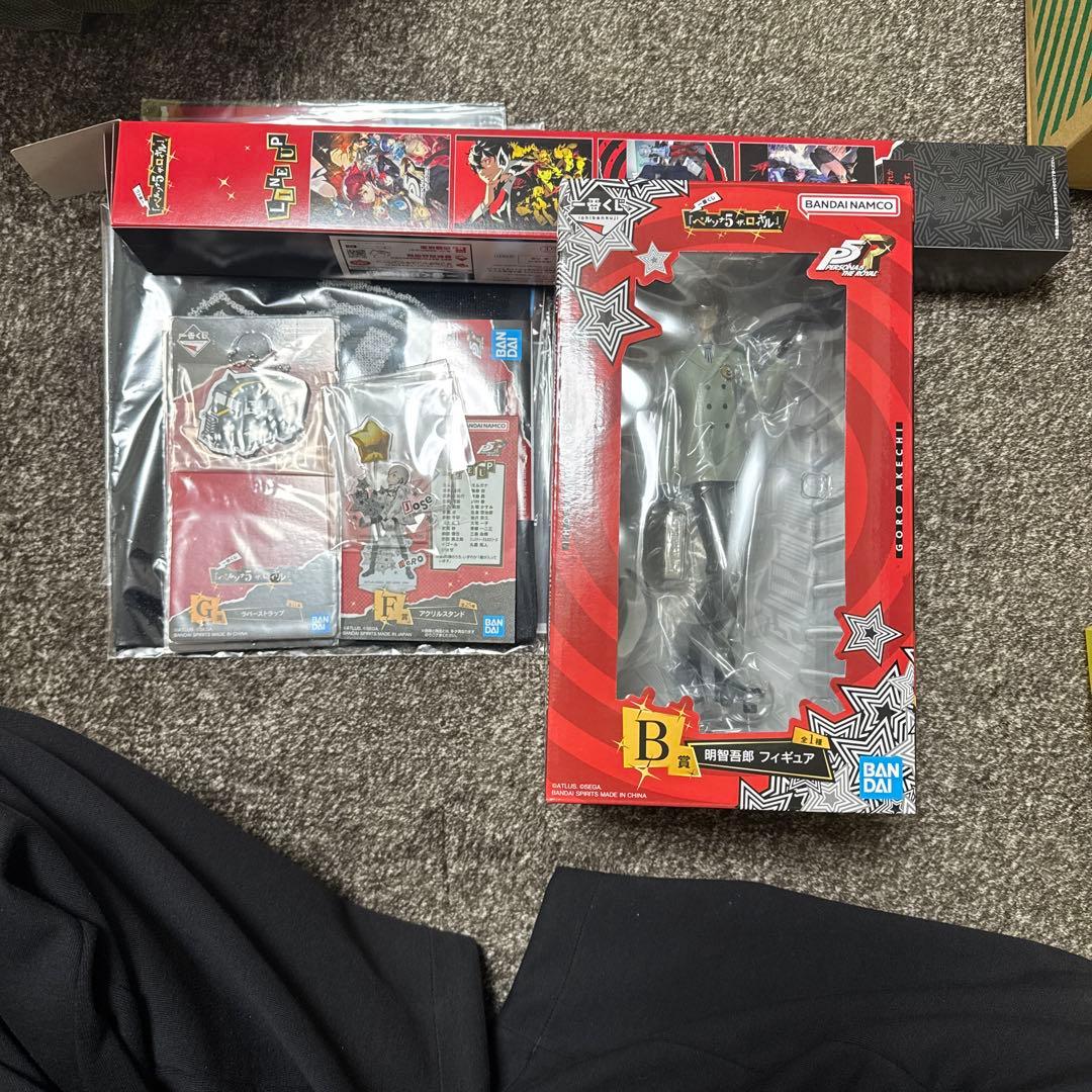 ペルソナ5 ザ・ロイヤル 一番くじB賞 明智吾郎 フィギュア＋おまけポスター付き