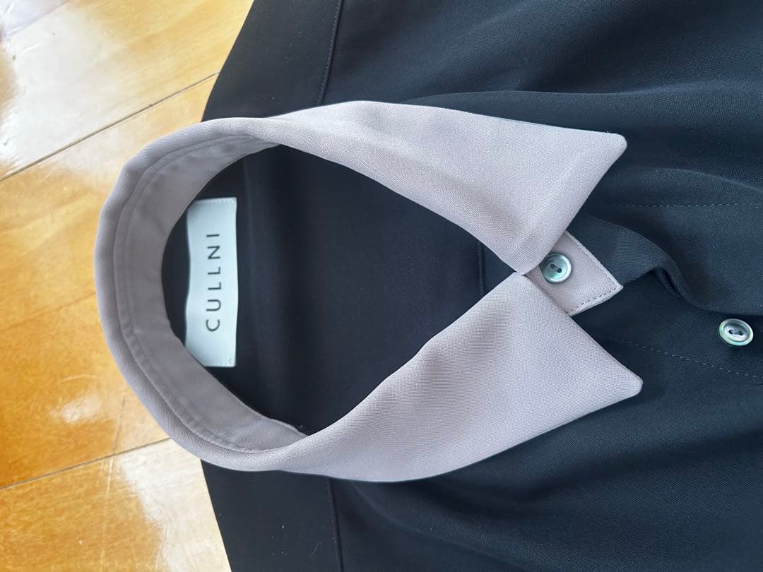 CULLNI [クルニ] Bi Color Doule Pocket Shirt