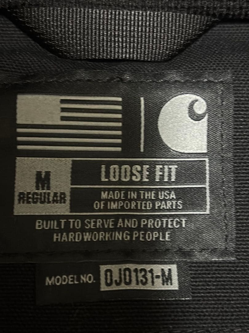 美品　USA製 Carhartt カーハート アクティブジャケット　ブラック　M