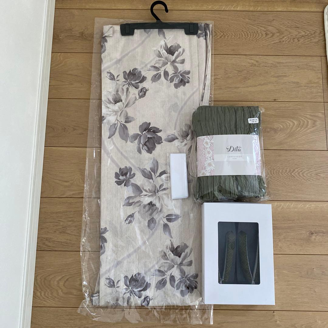 【新品未使用】浴衣 Dita ディータ 4点セット 京の幻想ながれ