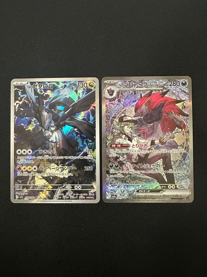 Nのゾロアークex SAR NのゼクロムAR　2枚セット