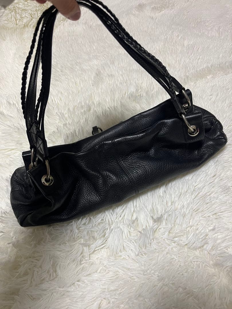 DIANA ダイアナ シボ革 ラムレザー ワンショルダーバッグ Y2K レザー