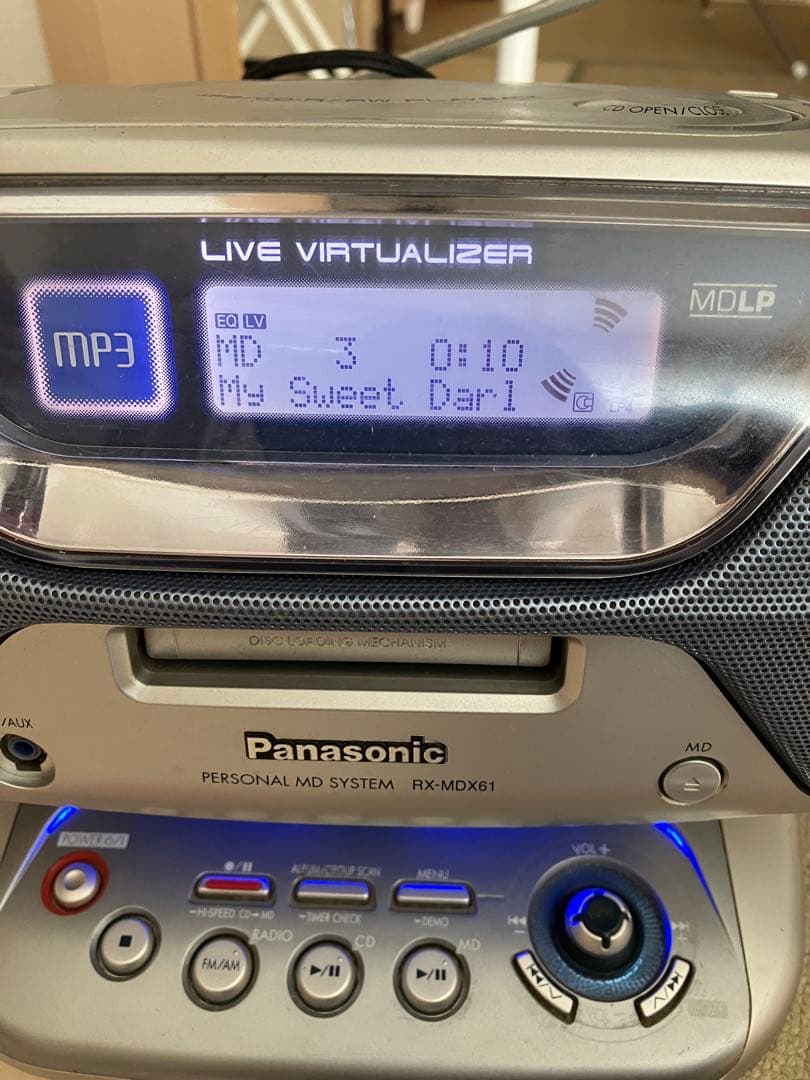 【MDコンポ】Panasonic RX-MDX61 (動作確認済み)