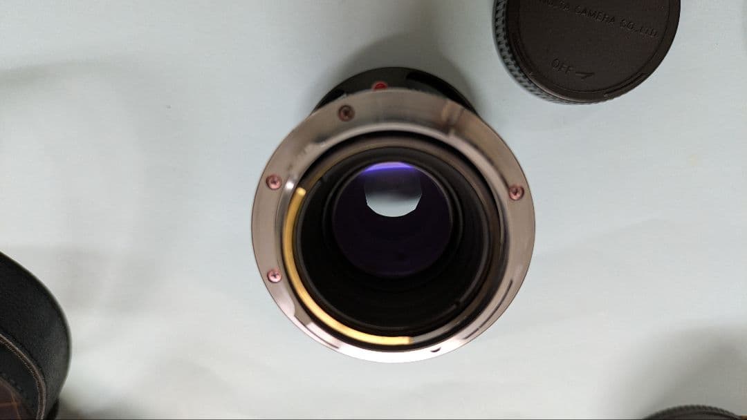 Minolta M-Rokkor 90mm f/1.8 レンズ