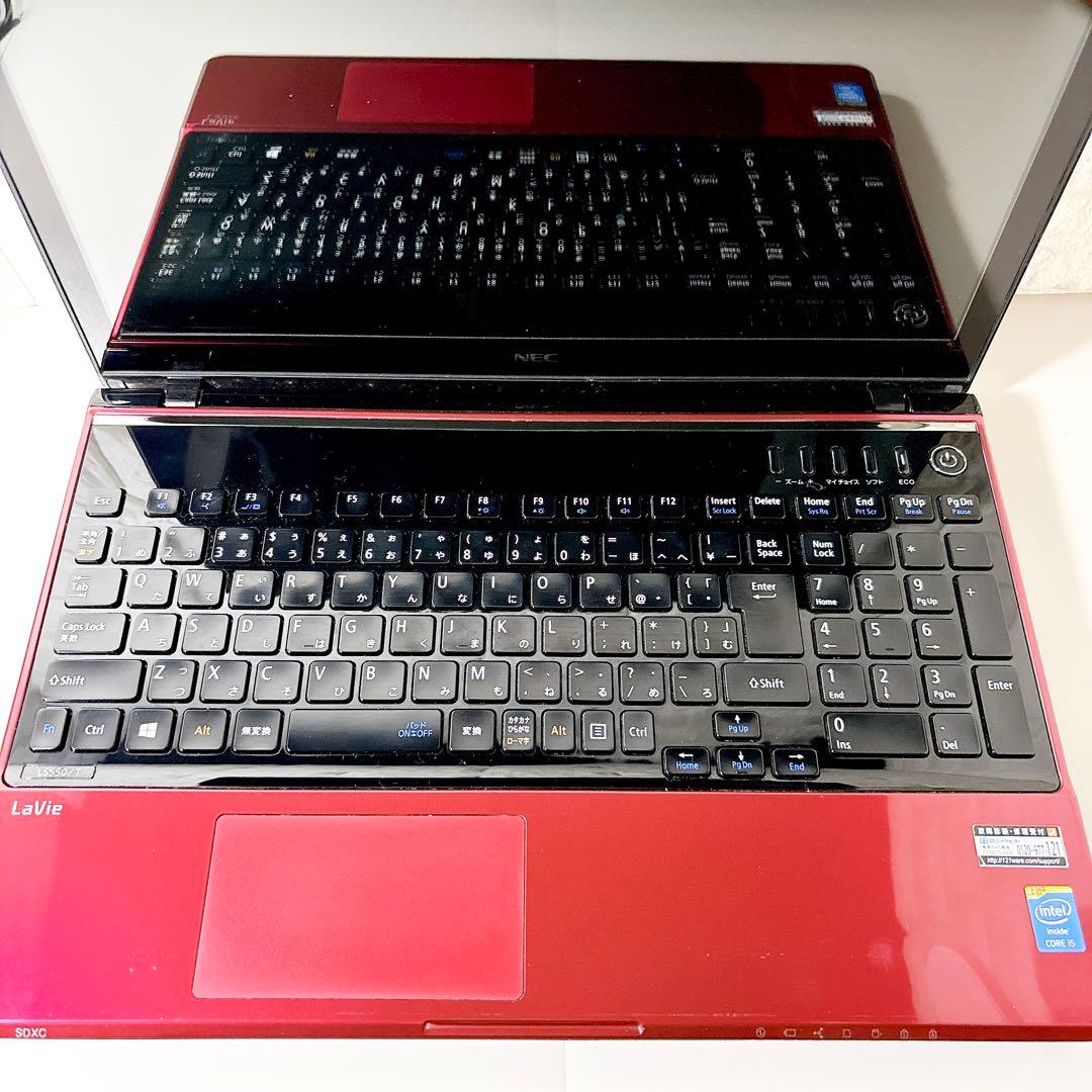 ブルーレイ✨タッチパネル 快適SSD メモリ8GB i5 ノートパソコン NEC