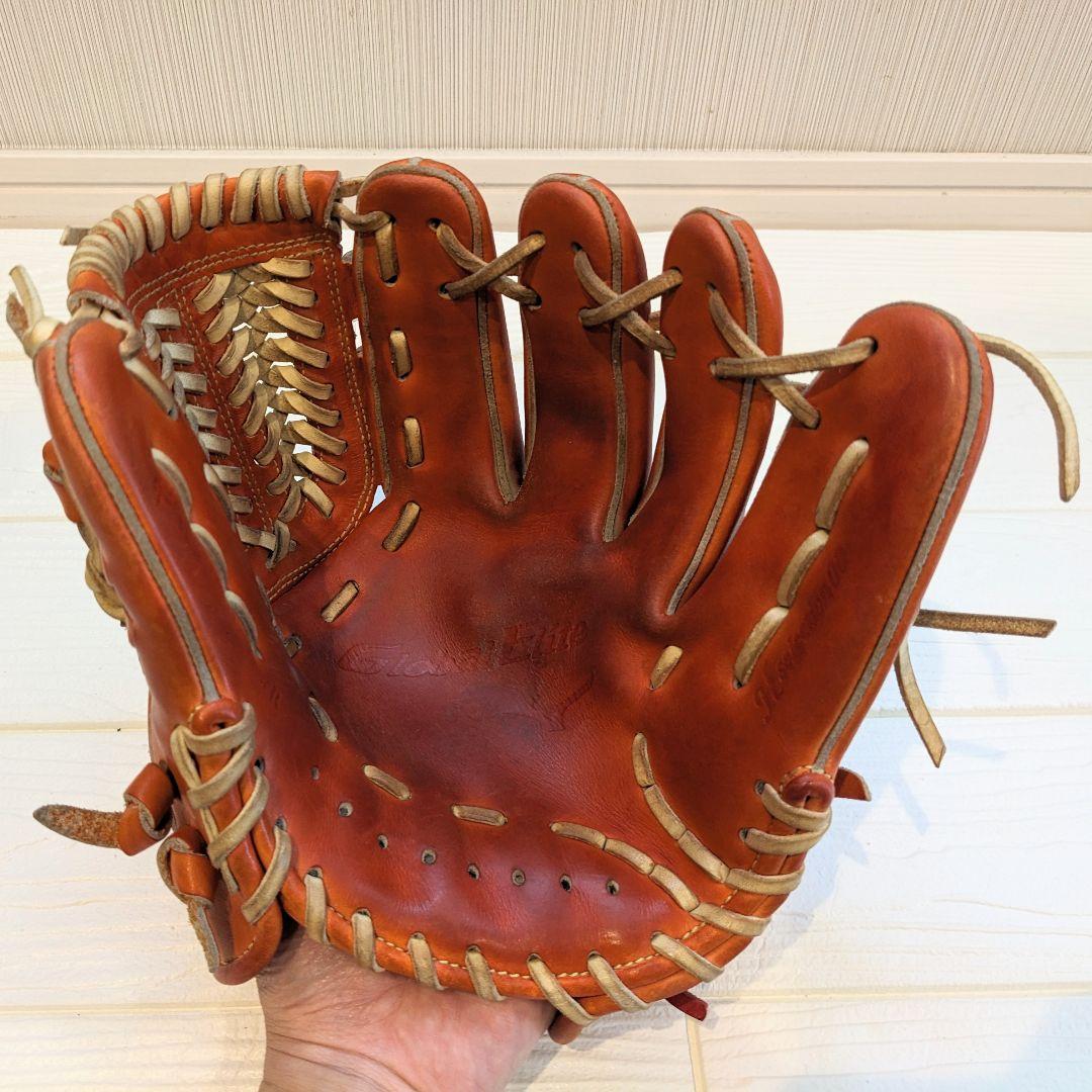 ミズノ グローバルエリート 内野手 硬式グローブ 硬式用 オレンジ