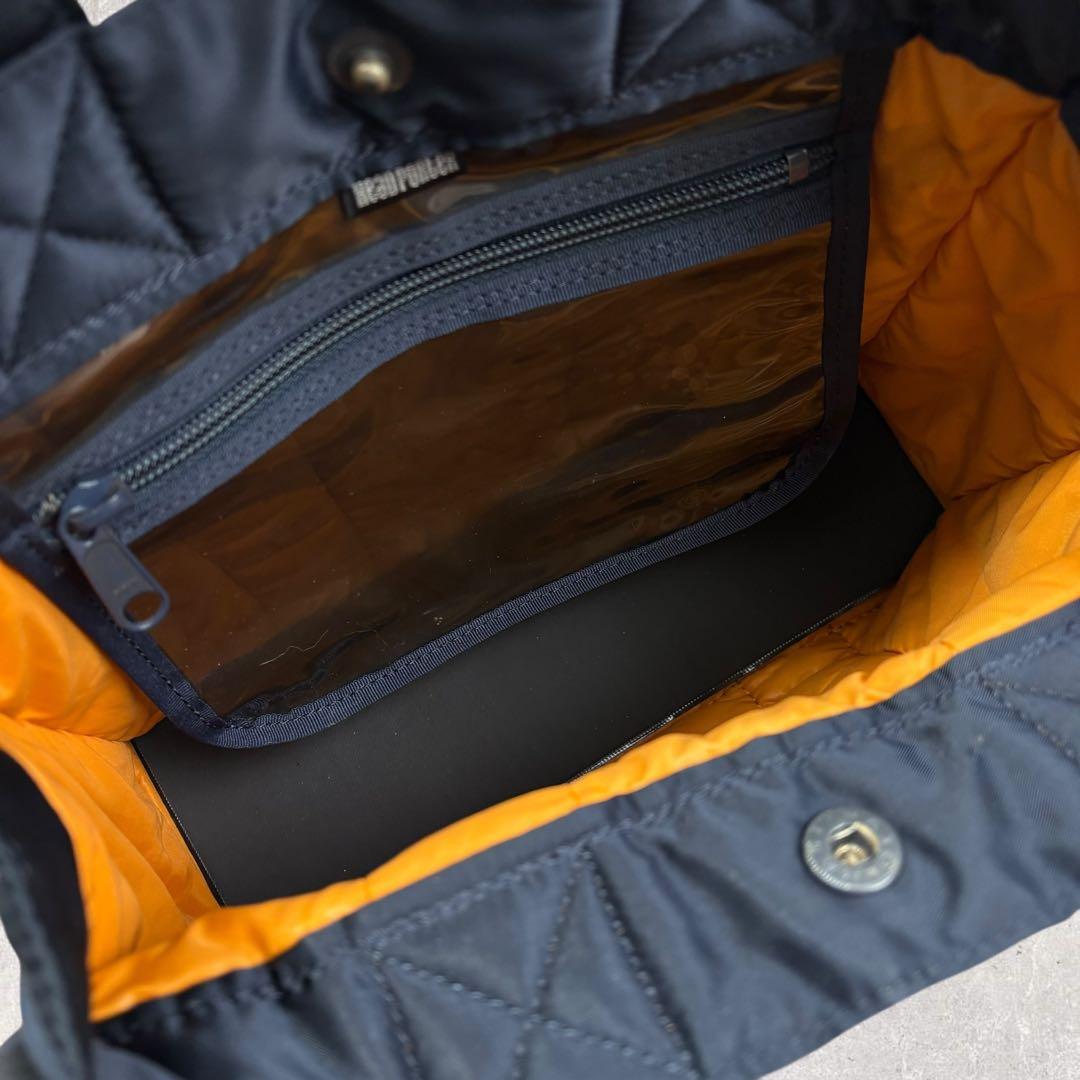 仁テイルHEAD PORTER タンカー トートバッグ S ダークネイビー