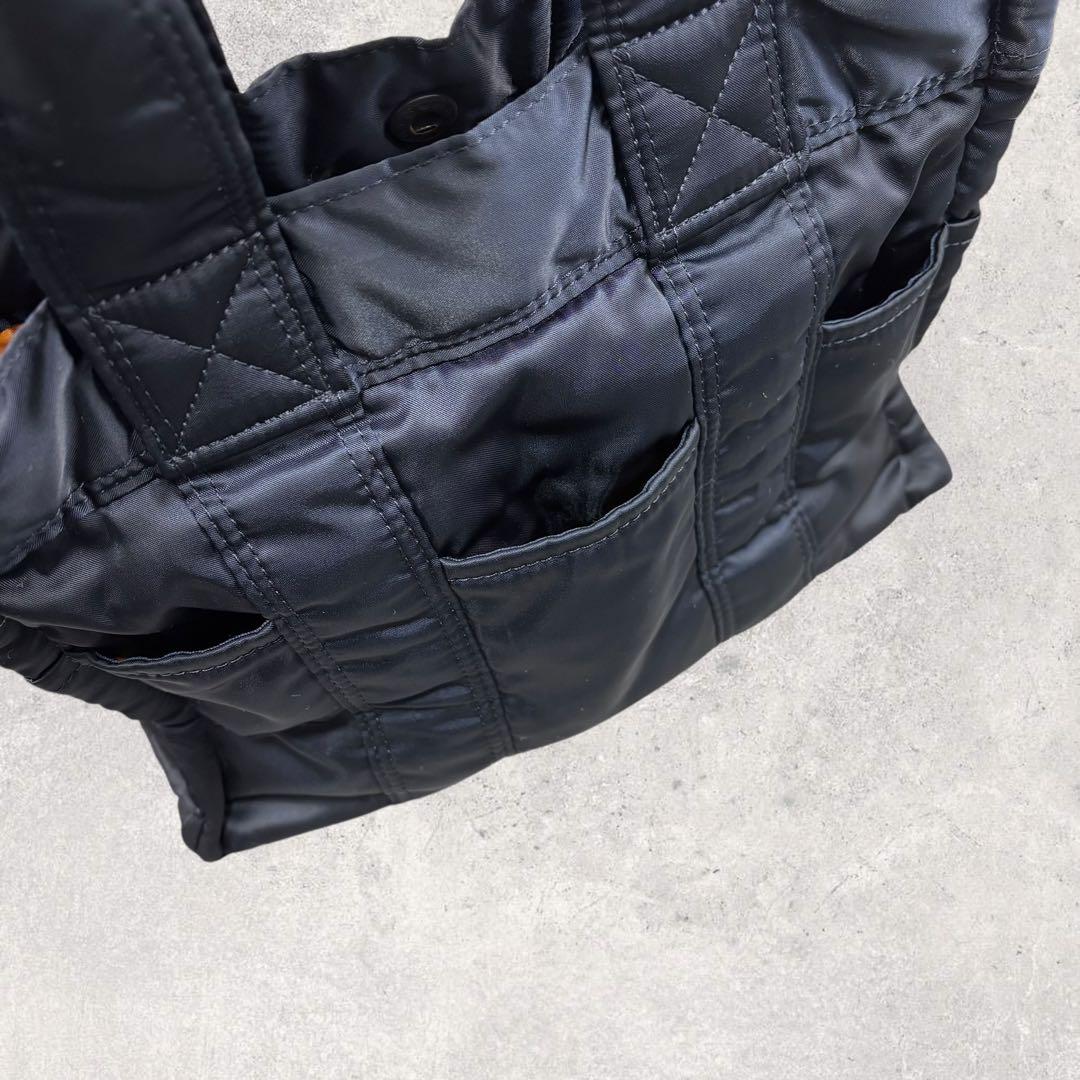 仁テイルHEAD PORTER タンカー トートバッグ S ダークネイビー