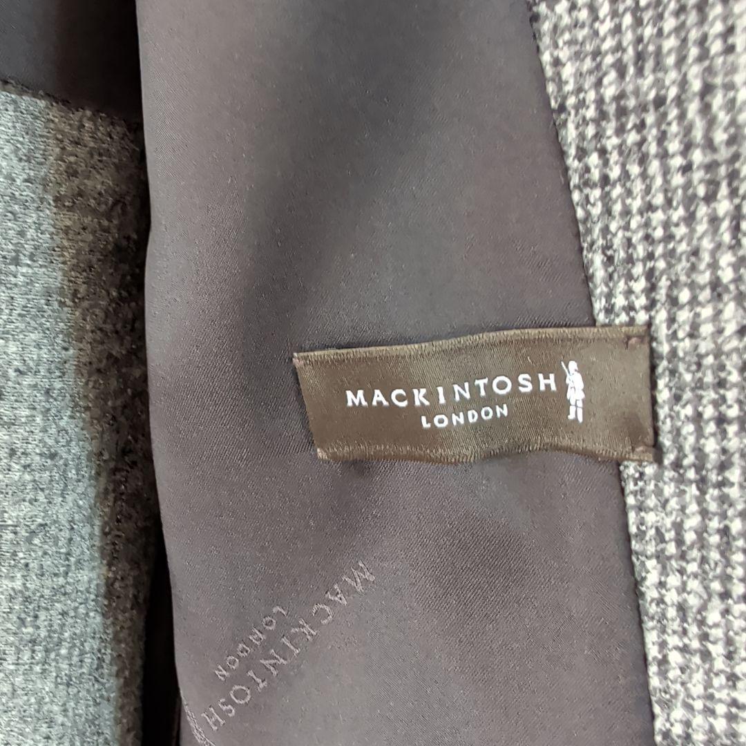 マッキントッシュロンドン　グレー パンツスーツセットアップ ウール　サイズ40