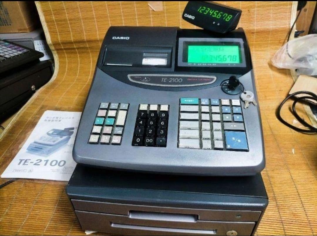 カシオレジスター　TE-2100　フル設定無料　長期使用可能　911772