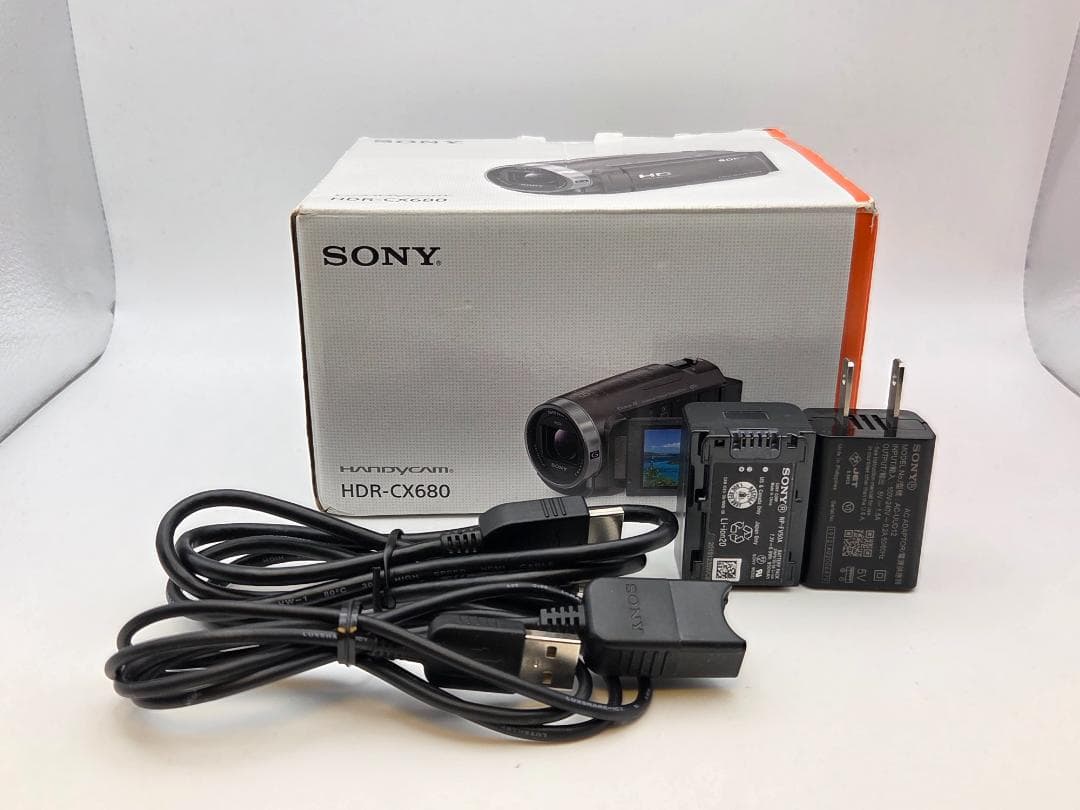 SONY HDR-CX680 W ホワイト デジタルビデオカメラ