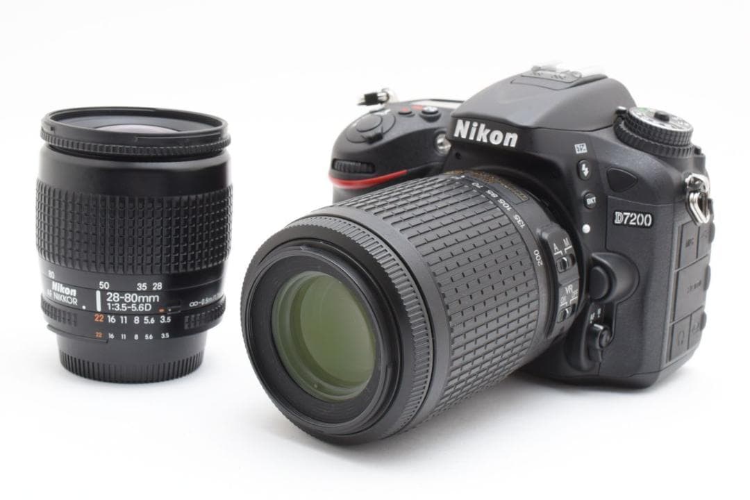 超美品　1706ショット ニコン D7200 ダブルレンズ /SD64/フィルム