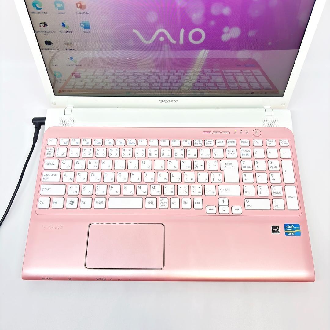 人気のピンク VAIO ノートパソコン 新品SSD Win11 オフィス A14